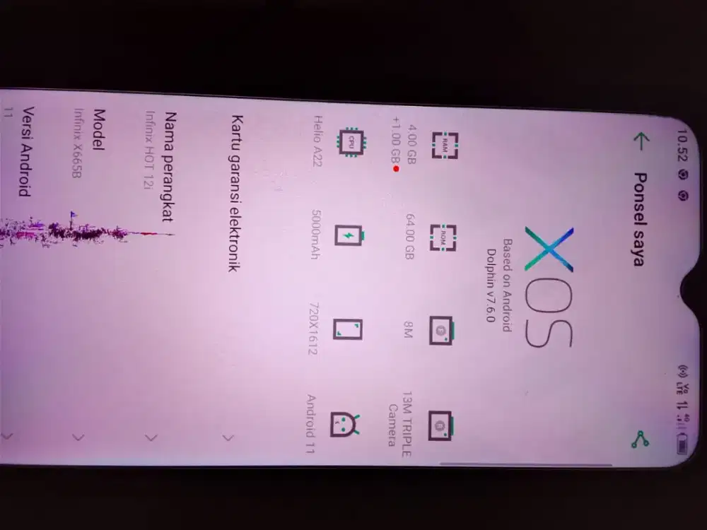 Jual hp Infinix hot 12i