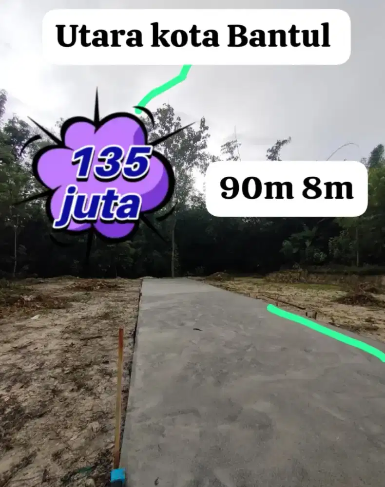 TANAH MURAH BANTUL KOTA