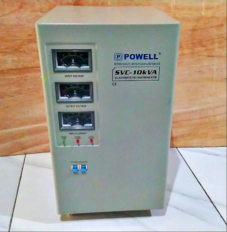 Automatic Voltage Regulator Stabilizer  merk POWELL 10 KVA