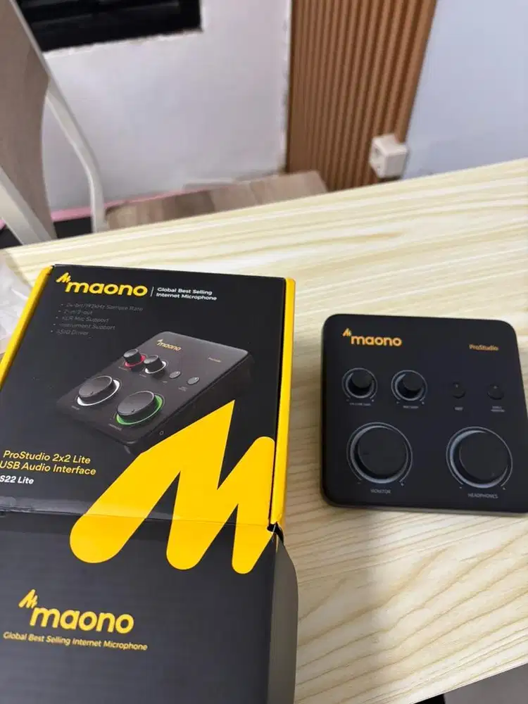 Jual audio interface Maono PS22 Lite Like New buat rekaman atau live
