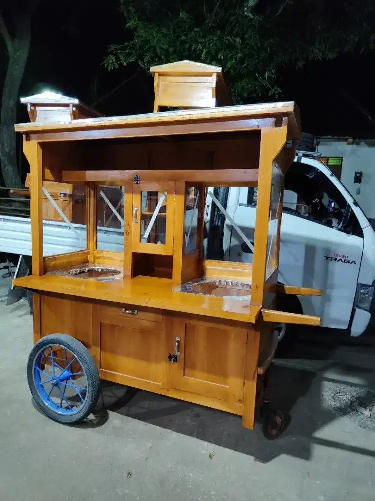 Jual Gerobak Angkringan,Bakso,Mie Ayam,Bubur,Roti BakardlL.