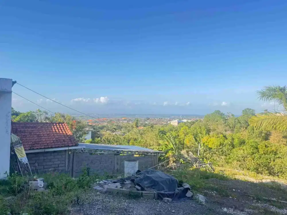 dijual tanah komersil pcean view & gwk jimbaran