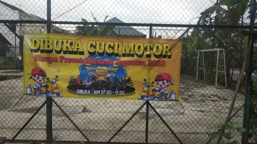 Dibutuhkan 1Pria pencuci motor .