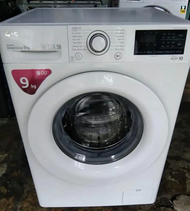 LG 9Kg Smart Inverter Touch Screen AI DD Front Loading Wasing Machine