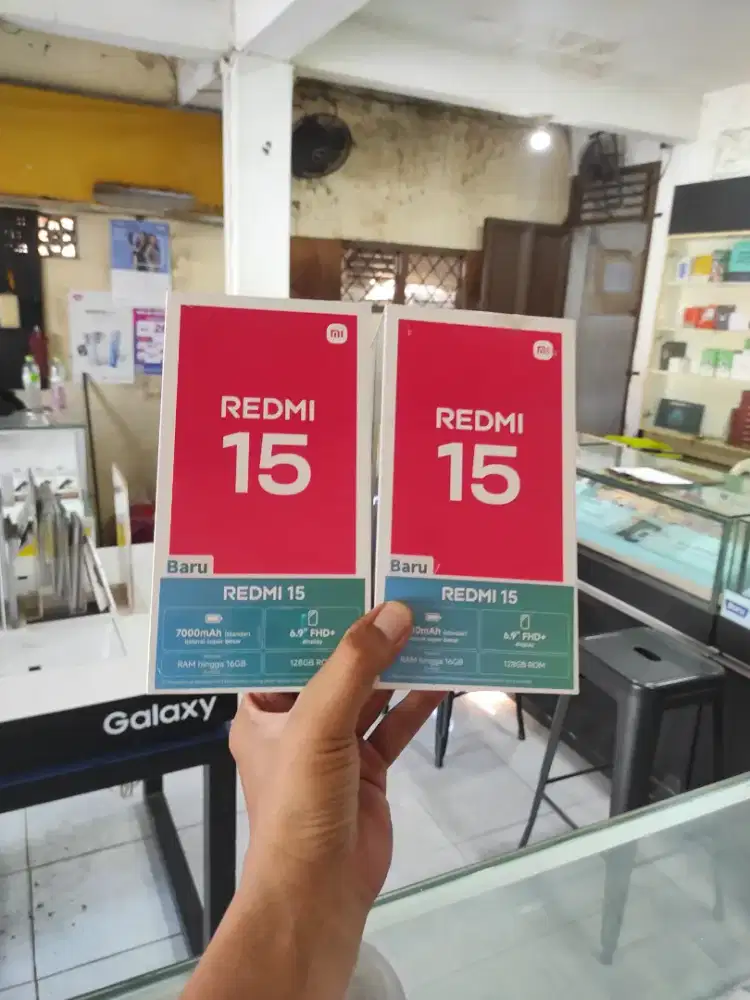 [ Fast respon wa ] Xiaomi Redmi 15 NFC 8+8/128 Garansi resmi 1thn