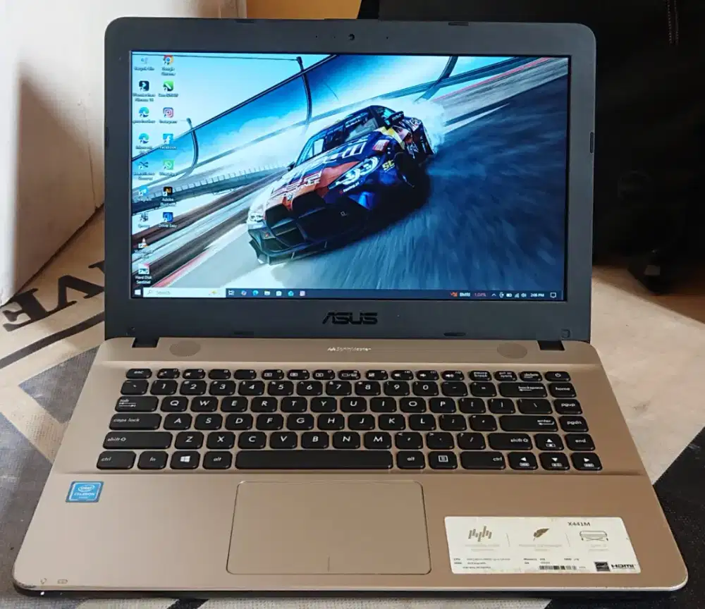 LAPTOP ASUS X441M/Processor Celeron N4020/UHD 600/DDR4 4Gb/SSD 128GB