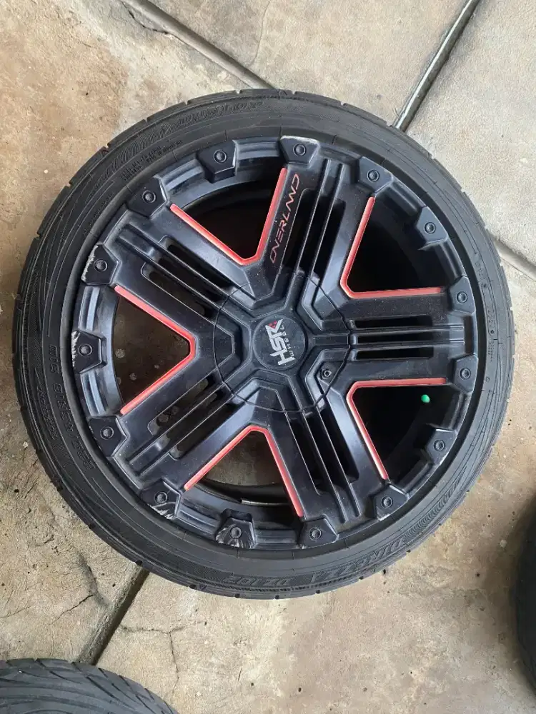 Dijual Velg HSR Wheels Overland 18 inch kondisi mantap
