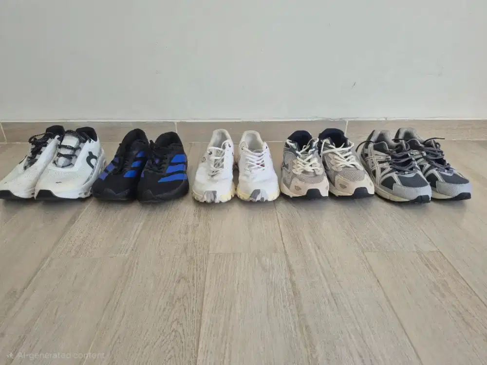 Dijual sepatu adidas,mizuno,oc,asics