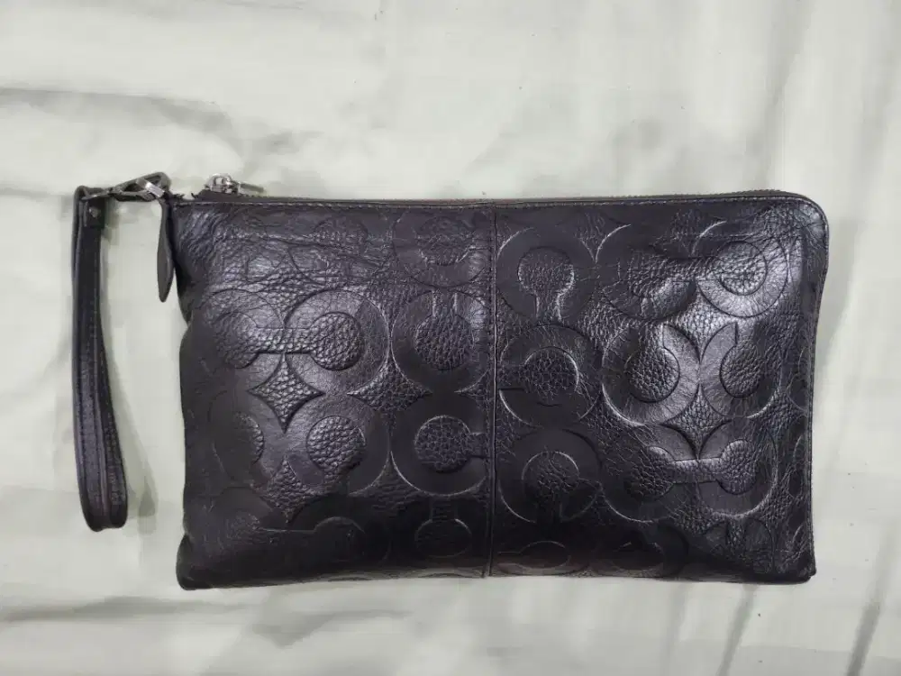 Hand Bag Coach Cokelat