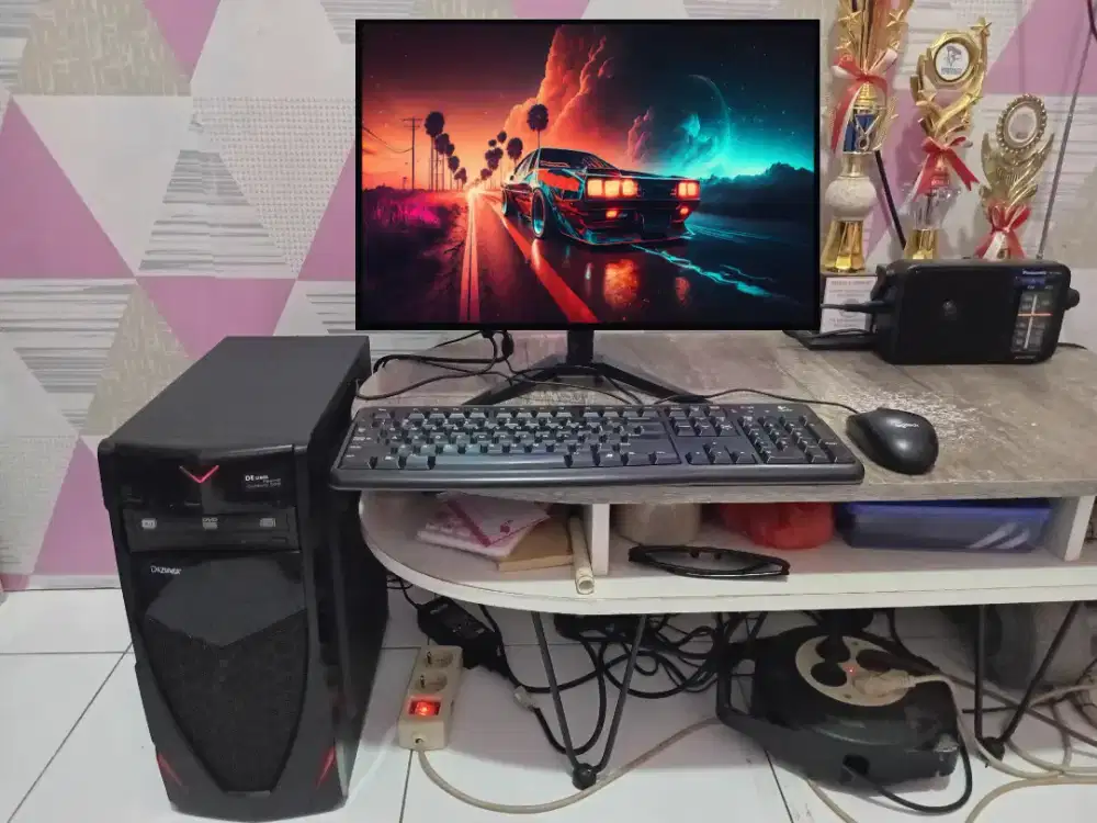 PC GAMING DESIGN + LCD + RAM 8 GB + VGA 1 GB + HD 500 GB + GAMES APP