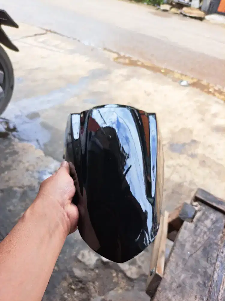 Spakbor depan honda beat pop 2017 hitam