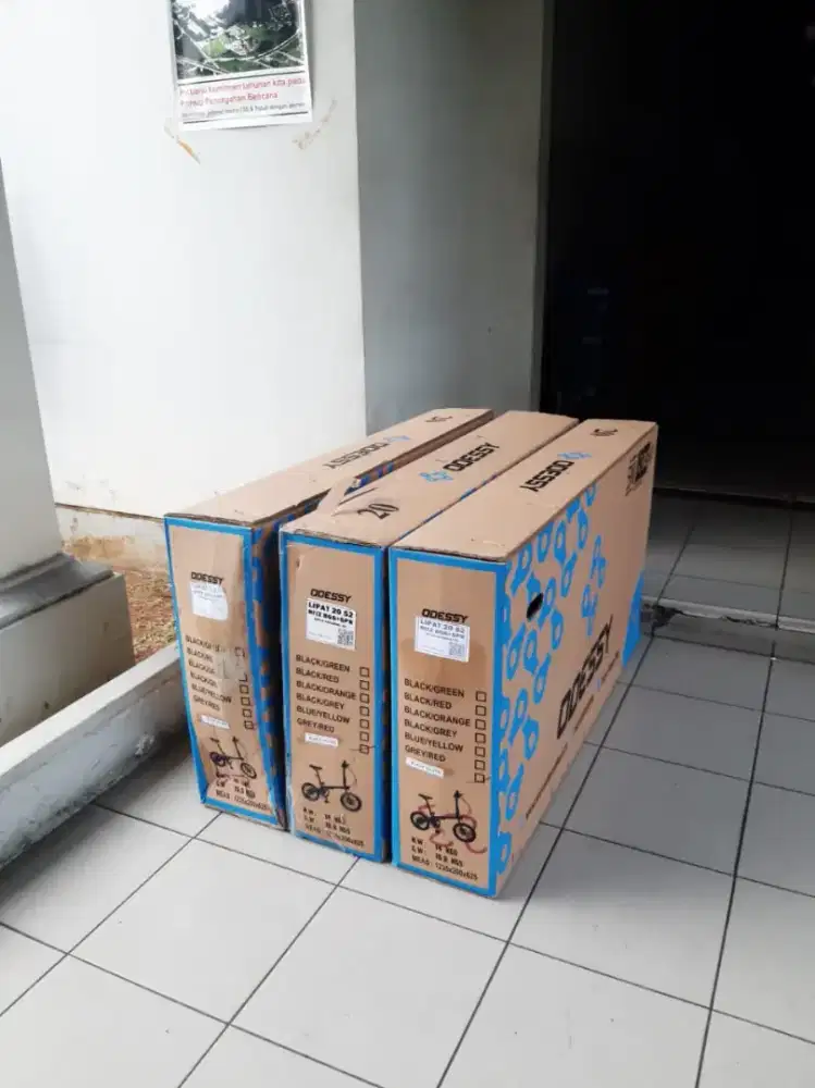 Jual sepeda lipat merk Odessy