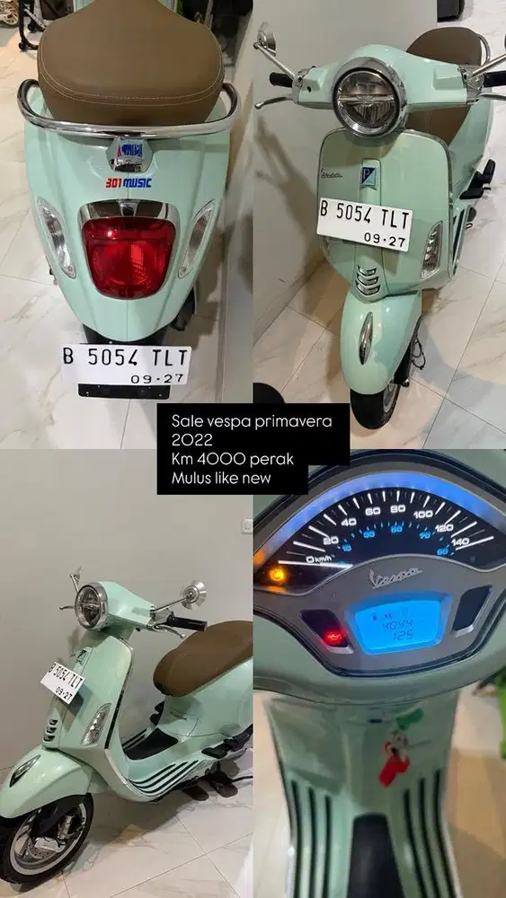 Sale Vespa Primavera Simpanan Km 4000 perak