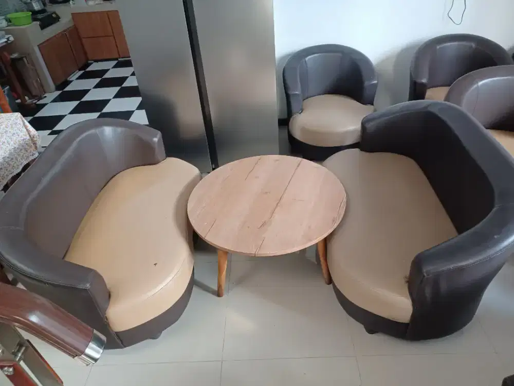 Kursi Sofa,Kursi Cafe,Meja Kasir Ex Cafe