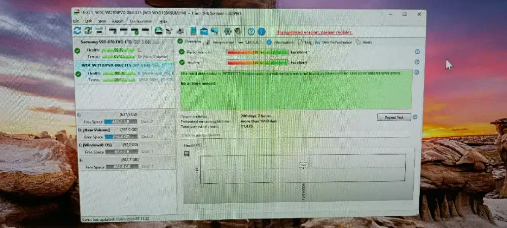 HDD WD Blue 2,5 1Tera