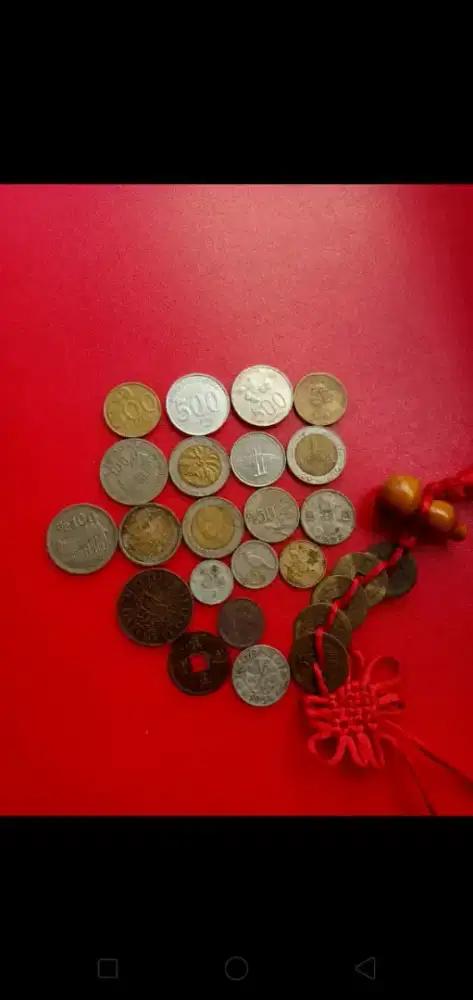 Di jual semua  macam koin dll ori dan asli murah aja