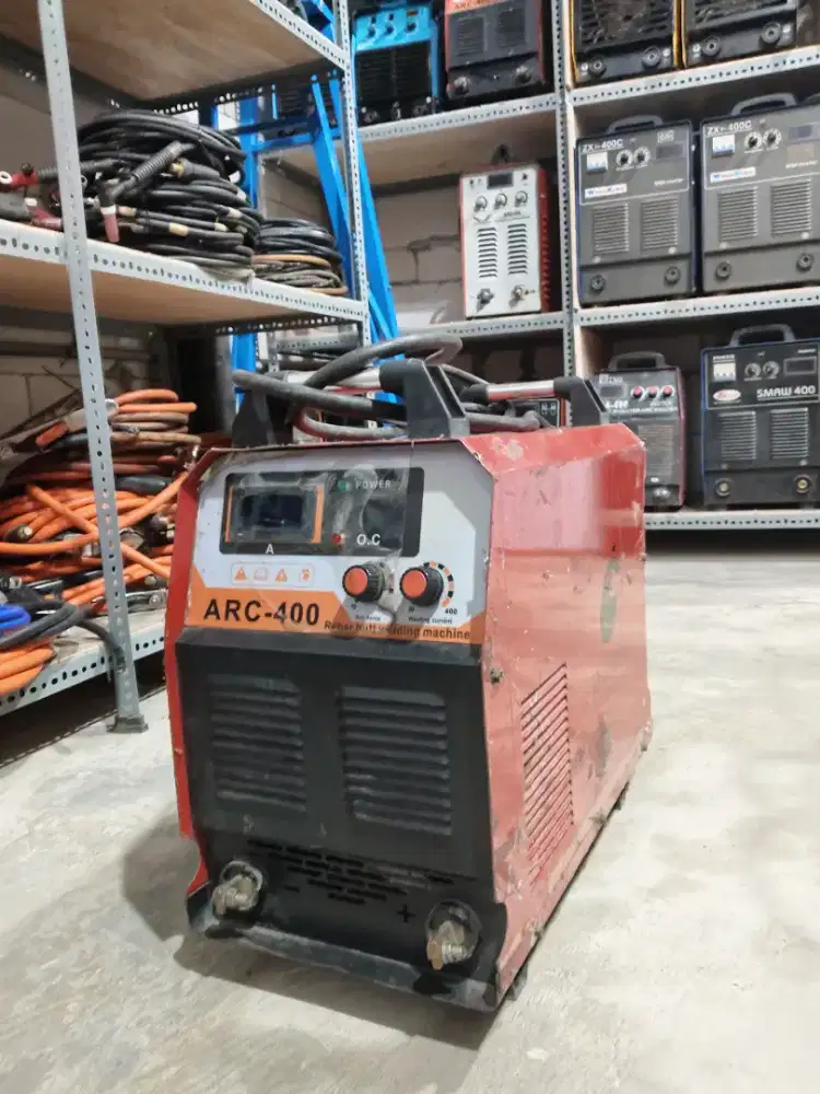 MESIN LAS MMA BEKAS 400A LIN COLNZONTER  3 PHASE LISTRIK INVERTER