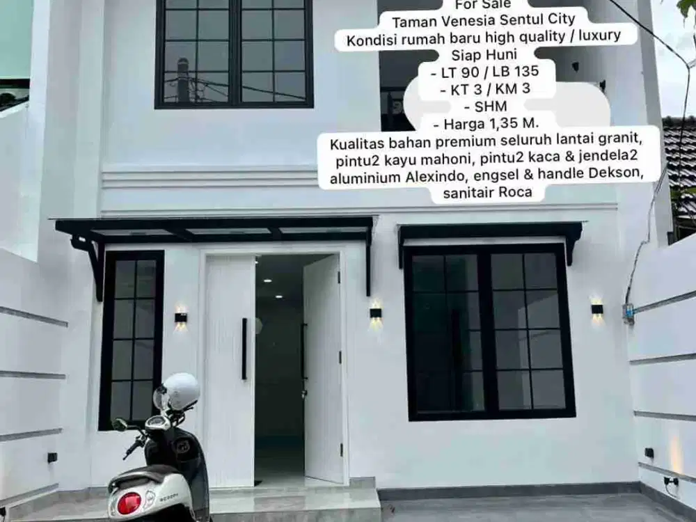 Di jual cepat rumah di Sentul city siap huni