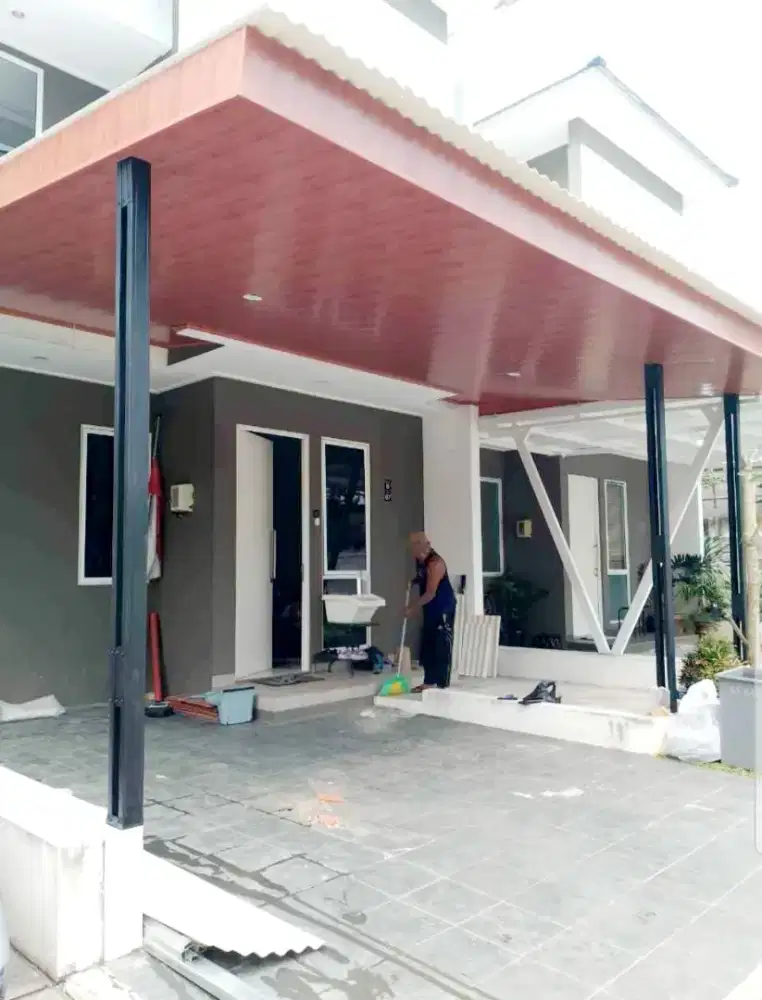 Plafon PVC dan baja ringan