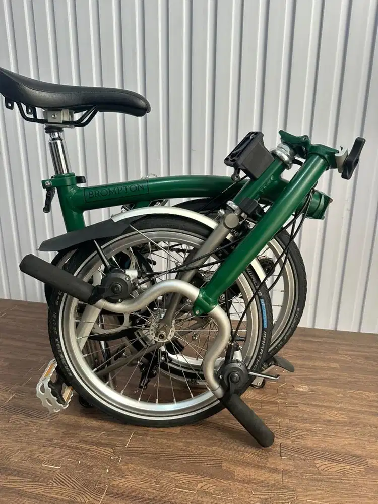 Brompton M6LX Titanium superlight Racing Green 2020  Kondisi Istimewa