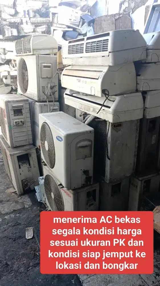 Tampung AC bekas