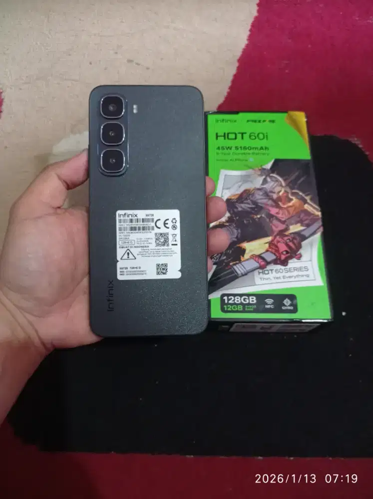 BISMILLAH INFINIX HOT 60i RAM 6/128 FULSET MULUS
