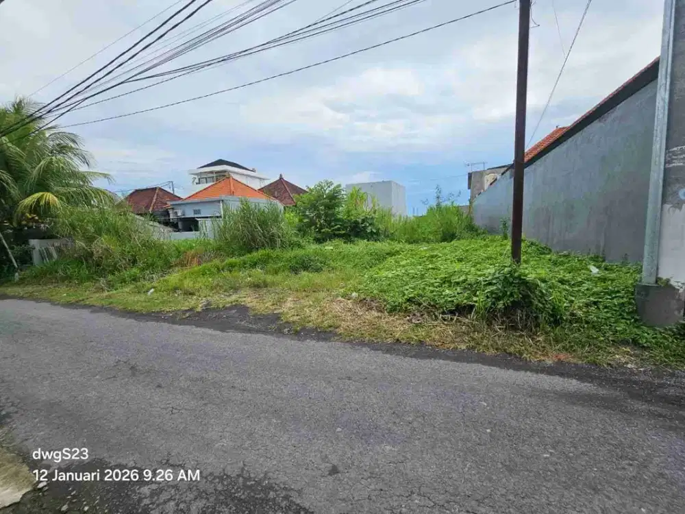 TANAH KOMERSIL 733m²  KAWASAN PANTAI MEGENING CEMAGI