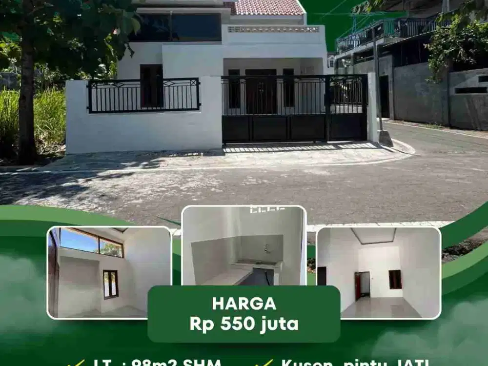 Dijual Rumah Hangat Baru Jadi di Jl. Salak Madiun