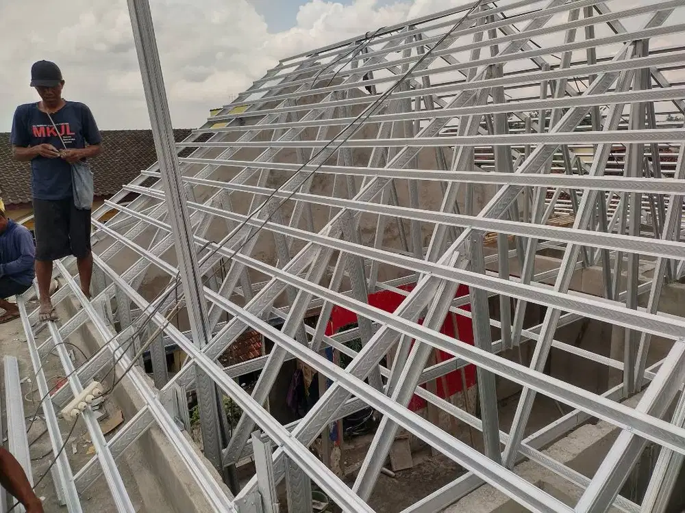 Konstruksi Baja Ringan BERKUALITAS BIMA TRUSS 2-3 Hari Jadi