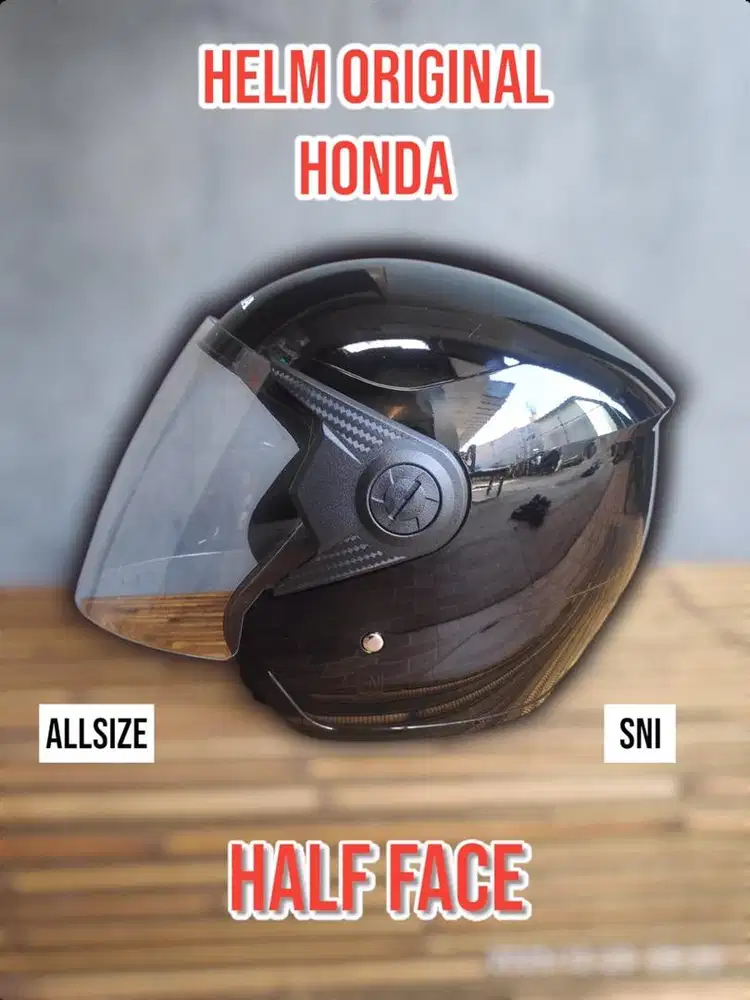 Helm Half Face HONDA Original