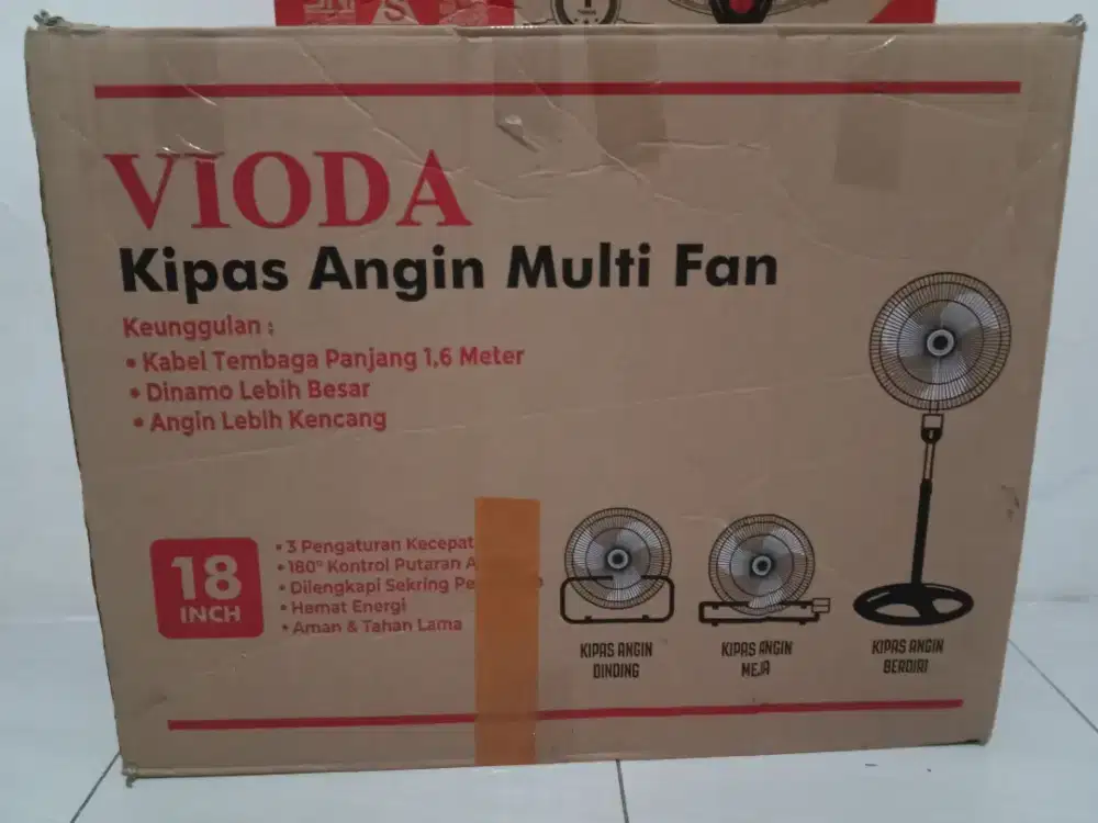 Kipas 3 in 1 vioda 18 inch
