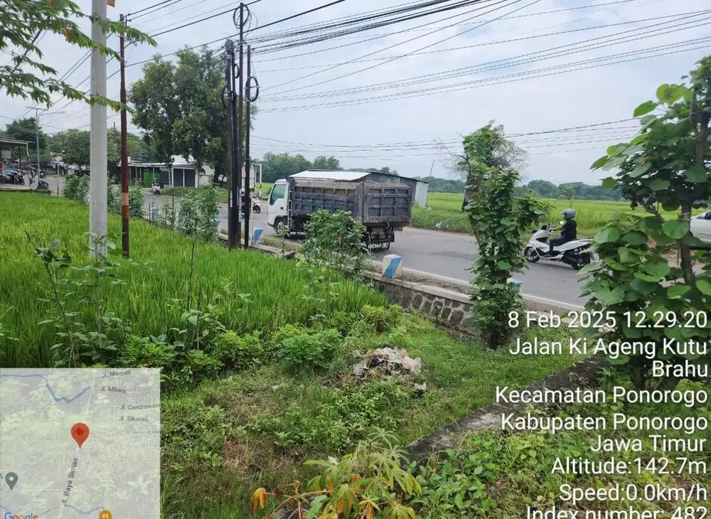 Dijual Tanah Strategis jl. Raya Siman Ponorogo