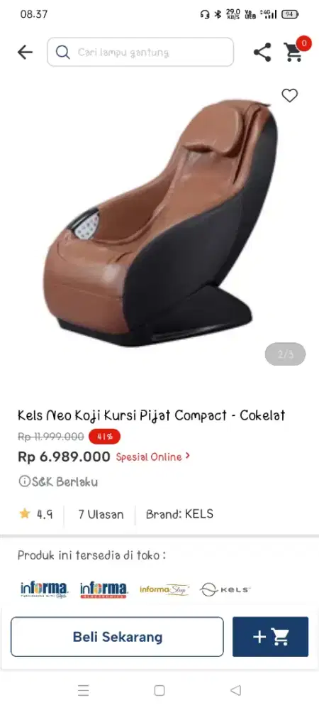 Promo kursi pijit KELS