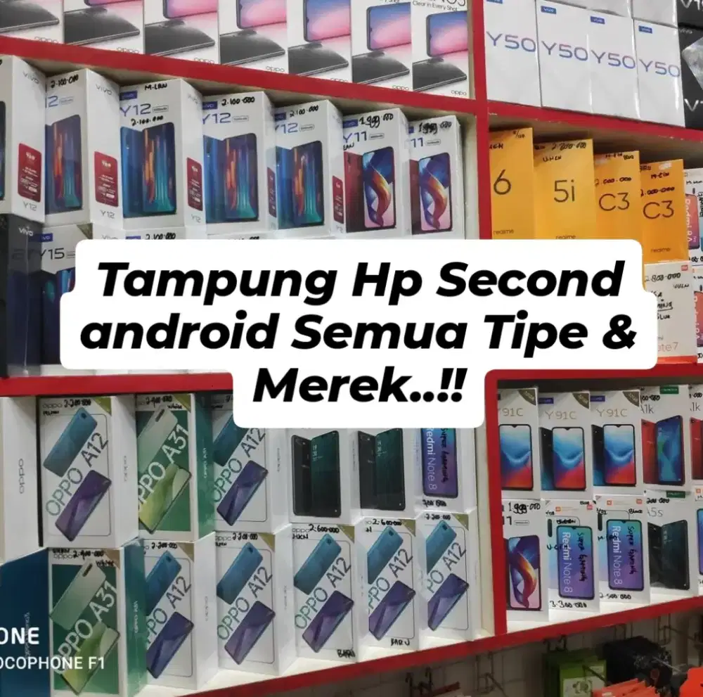 Tampung HP Second android Semua Tipe..
