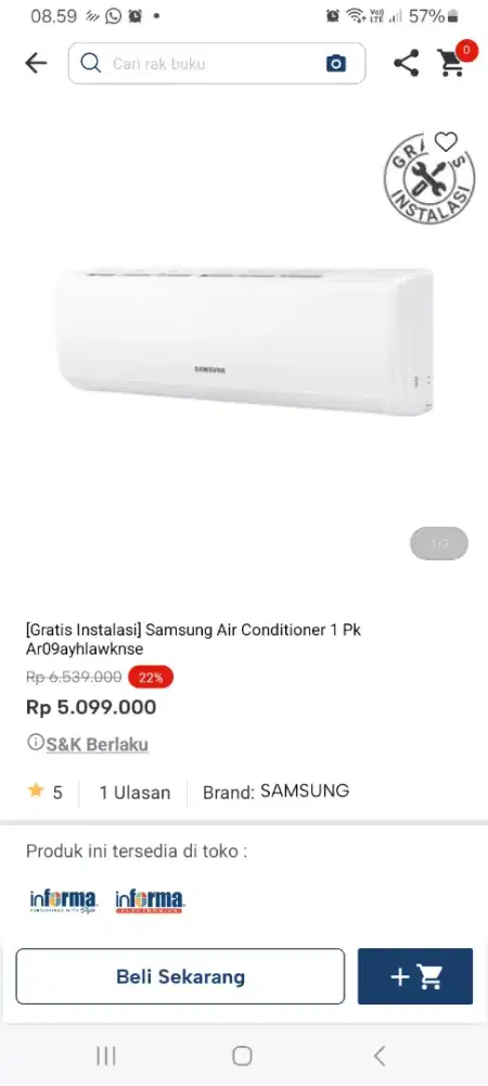 PROMO KREDIT SAMSUNG AC 1PK