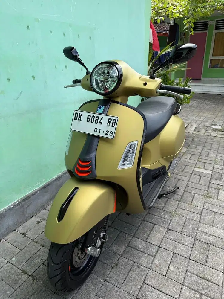 Vespa GTS Pmk.2024 pajak baru!!