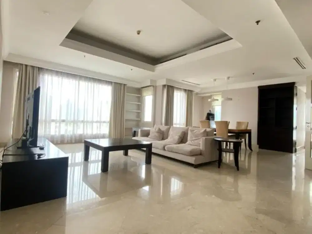 For Rent Exclusive SCBD Suites Apartment With A Beautiful Interior Depan Pacific Place Mall