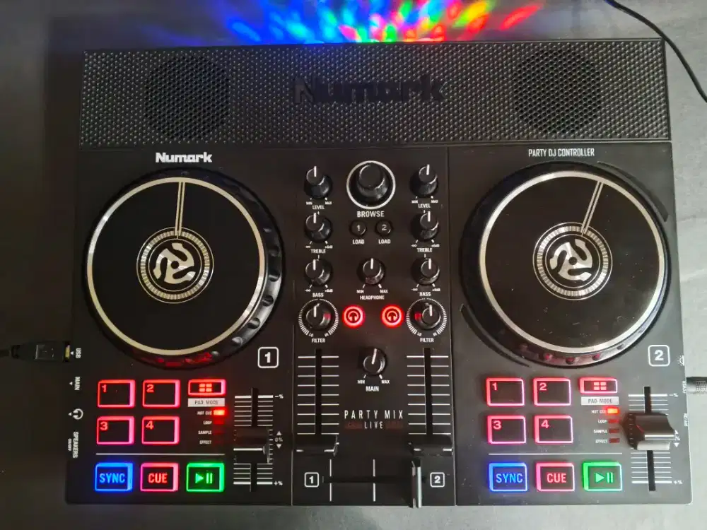 NUMARK PARTY MIX LIVE DJ CONTROLLER