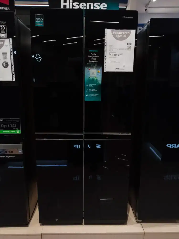 KULKAS HISENSE MULTIDOOR 467LTR