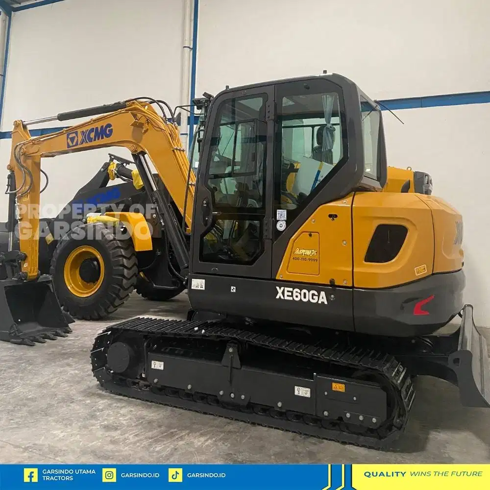 Brand New Mini Excavator XCMG XE60GA Kelas 6 Ton Terbaik Tahun 2026