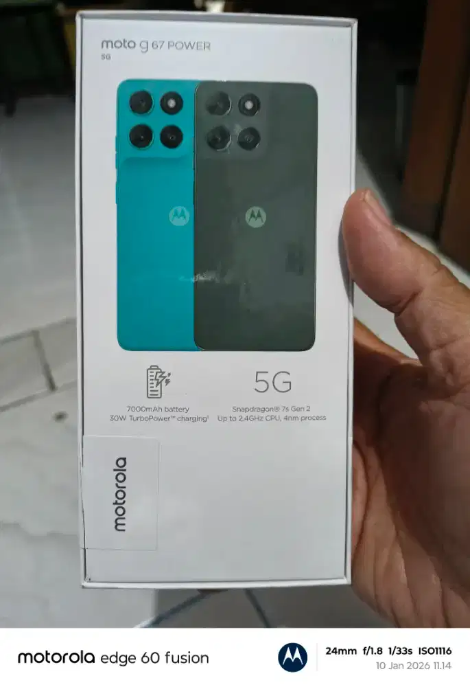 Motorola g67 power 5g ram 12/256gb