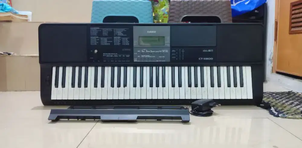 Casio CTX800 bekas normal, bisa flash disk