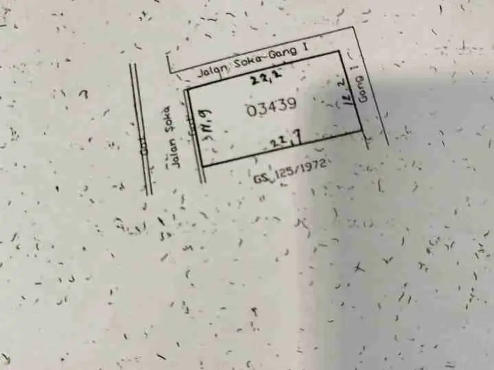 DIJUAL TANAH LOKASI JALAN UTAMA SOKA KESIMAN DENPASAR TIMUR