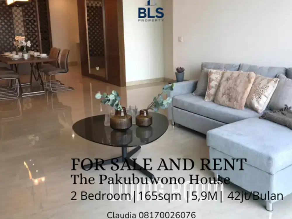 FOR SALE AND RENT Apartment The Pakubuwono House 2BR
