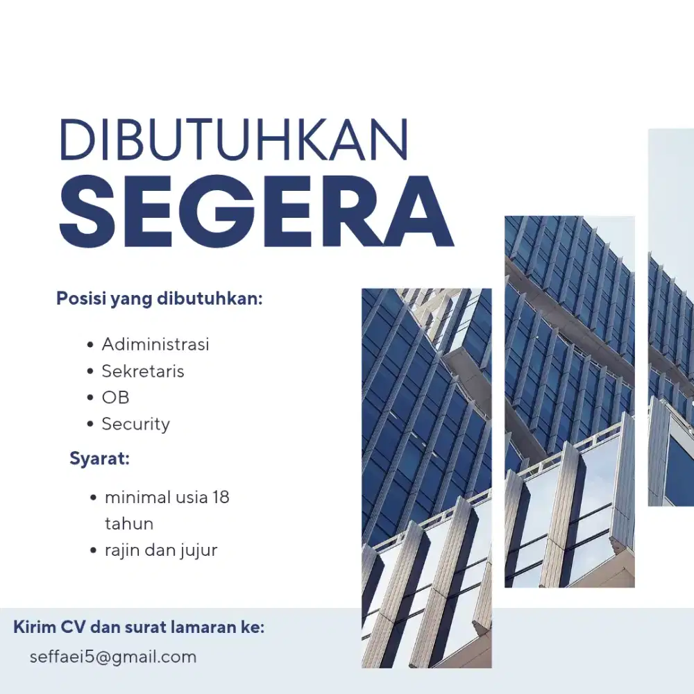 menyediakan lowongan kerja gratis