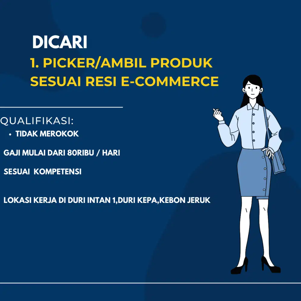 Picker / Ambil Produk Sesuai Resi E-commerce(shopee,tiktok)