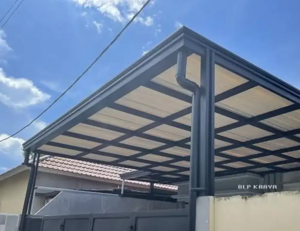 Kanopi atap upvc alderon singgle y