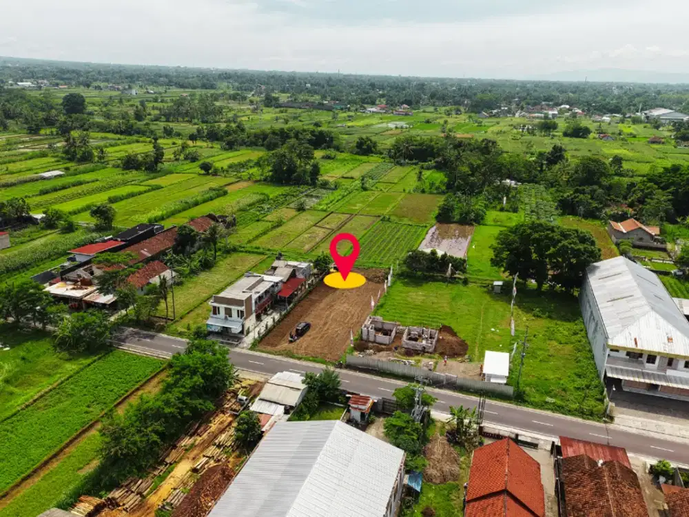 Tanah Sleman Strategis Dekat Jejamuran Resto