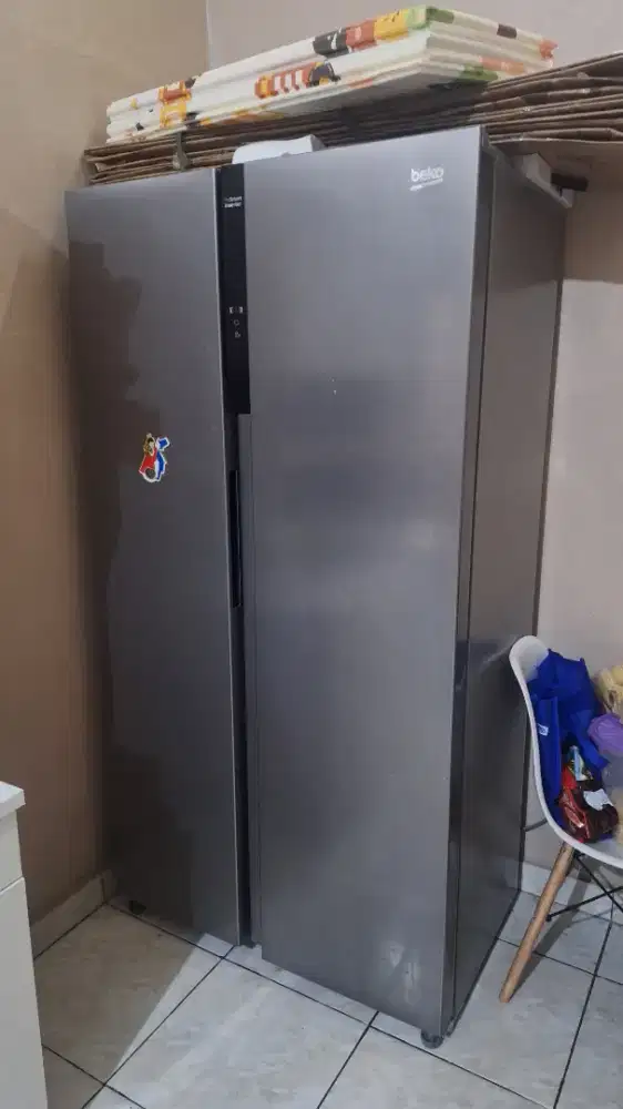 DIJUAL BU KULKAS INVERTER MERK BEKO SIDE BY SIDE