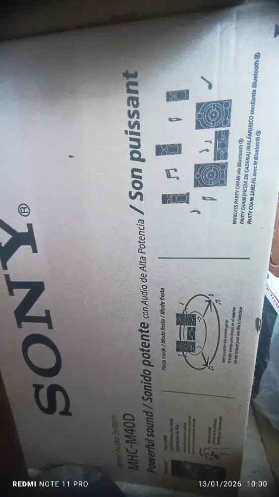 Sony MHC M40D Powerful Sound